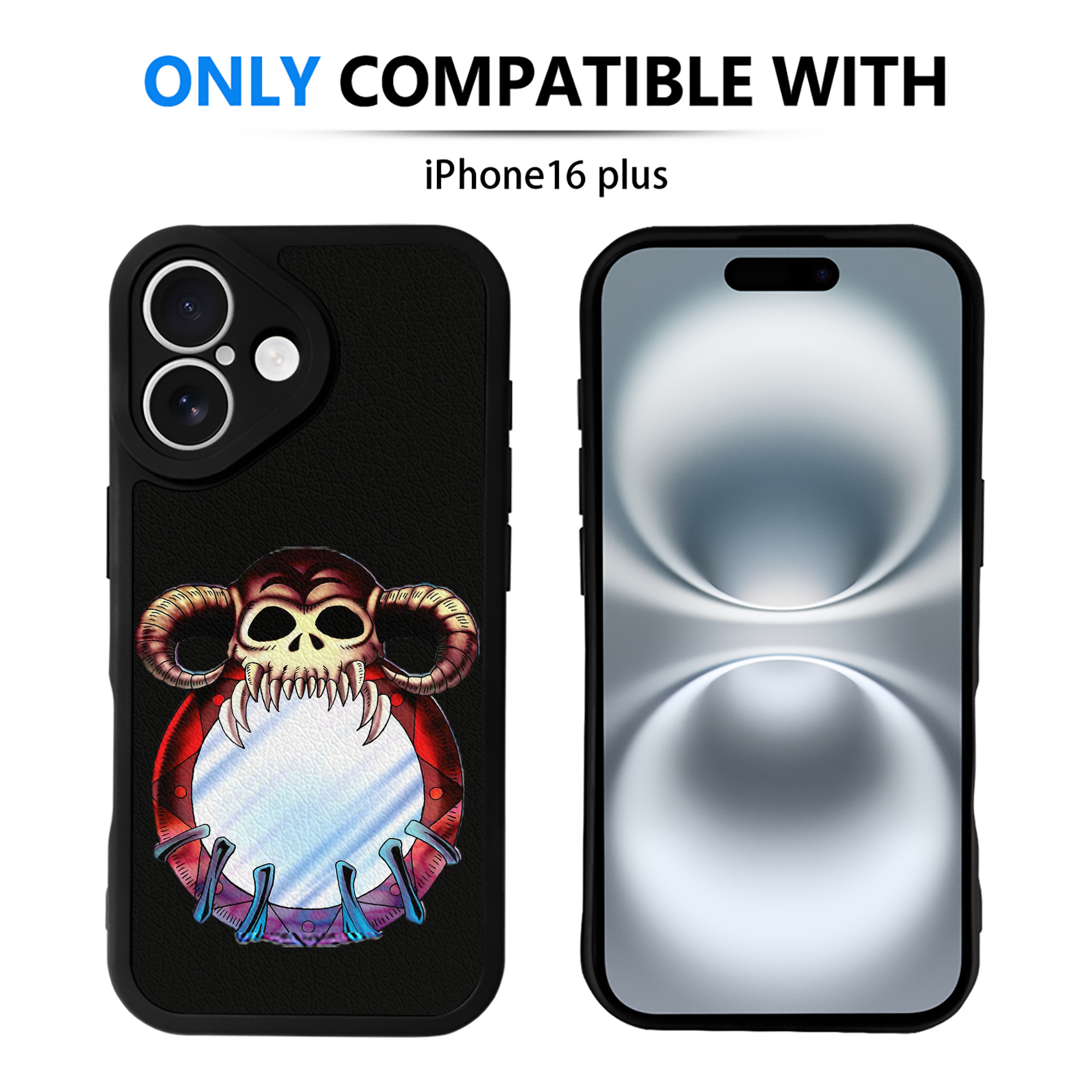 （画像用） 遊☆戯☆王 Yu-Gi-Oh! 【iPhone 16シリーズ対応】シリコンスマホケース（レザー調） 材質：シリコン